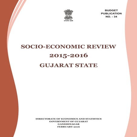Socio economic review Gujarat State (2015-16)