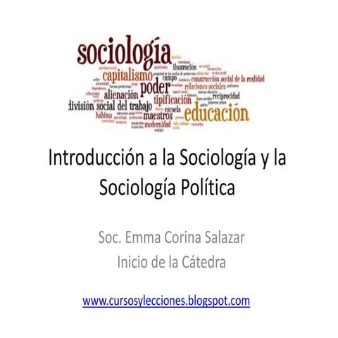Sociología política 1era clase 