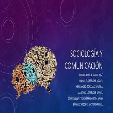 Sociología y comunicación