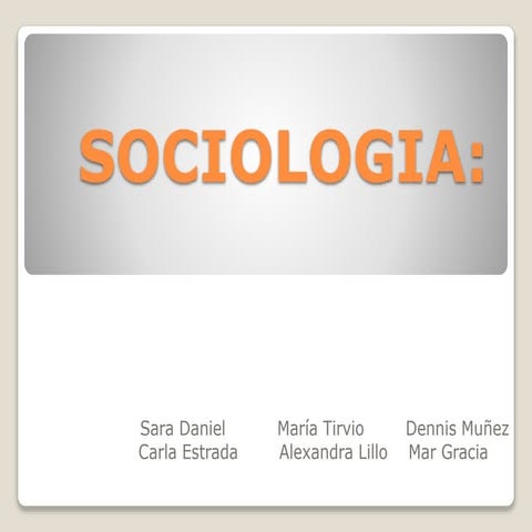 Sociologia