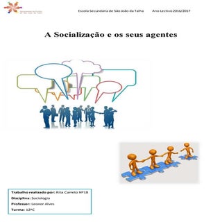 socialização e os seus agentes 