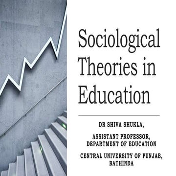 Sociological Theories in Education