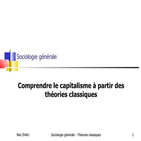 Sociologie de capitalisme