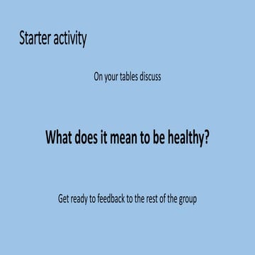 Travis’s illness wellness continuum (rle) | PPTX
