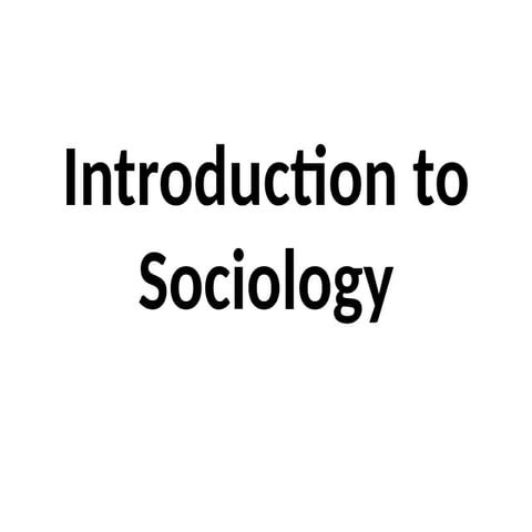 Sociology-Chapter-1. sociology most important