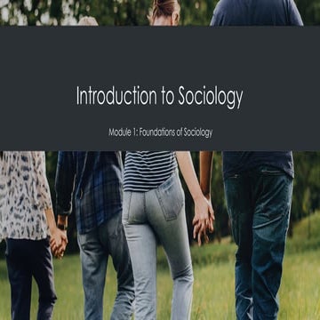 An Introduction+ Foundations of Sociology | PPT