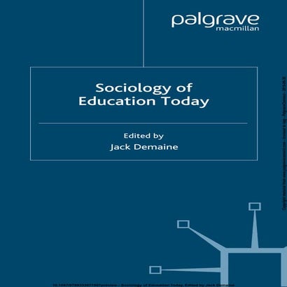 Sociology and education
