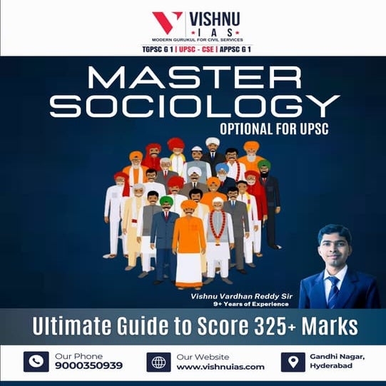 Sociology Optional Course, Vishnu IAS Academy,Sociology Broucher | PDF