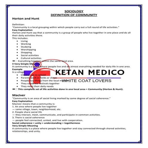 DEFINITION OF COMMUNITY Sociology.  .pdf