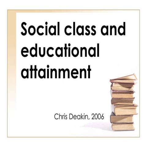 Charis cultural capital and education | PPTX