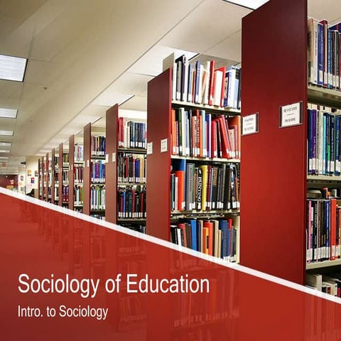 Sociology of education