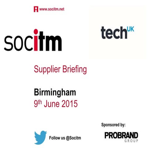 Birmingham Supplier Briefing 