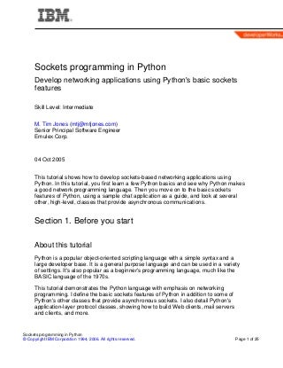 Socket Programming In Python