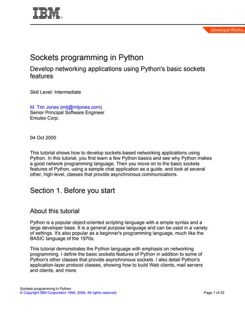 Socket programming-in-python | PDF