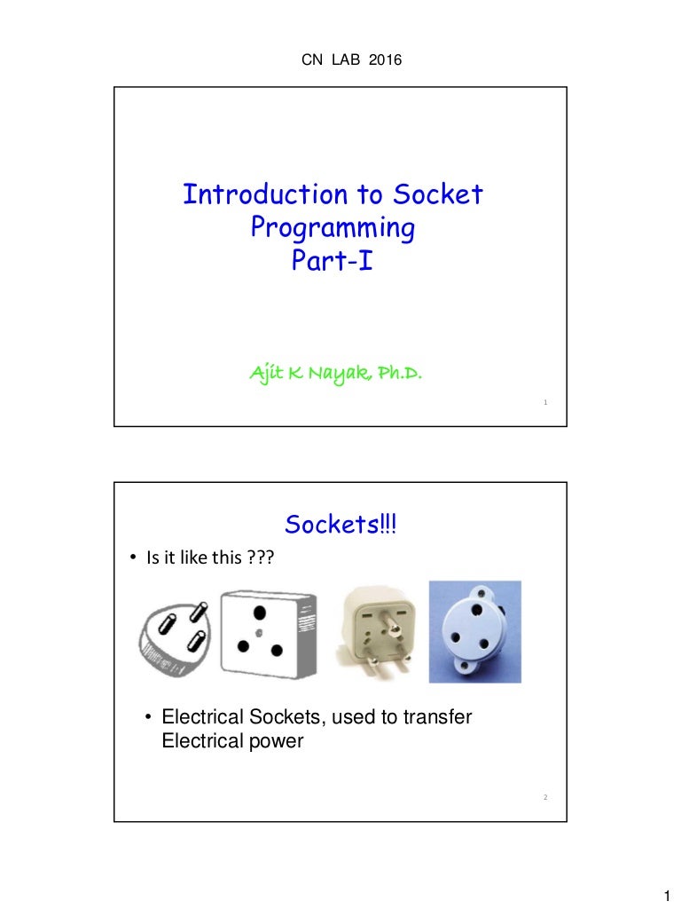 Socket programming using C