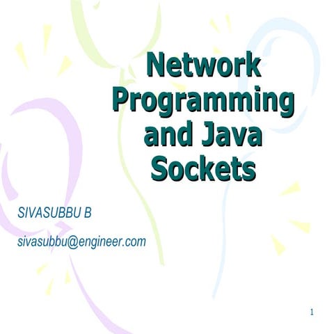 Sockets | PPT