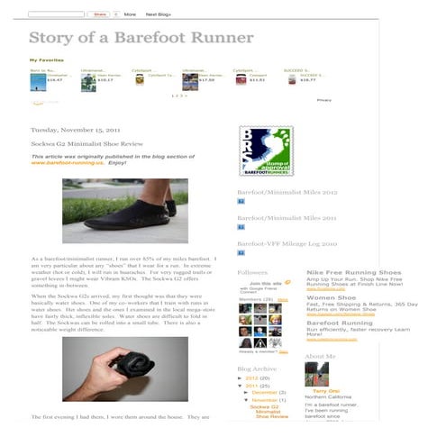 Sockwa | G2 Review | Story of a Barefoot Runner: Sockwa G2 Minimalist Shoe Re...