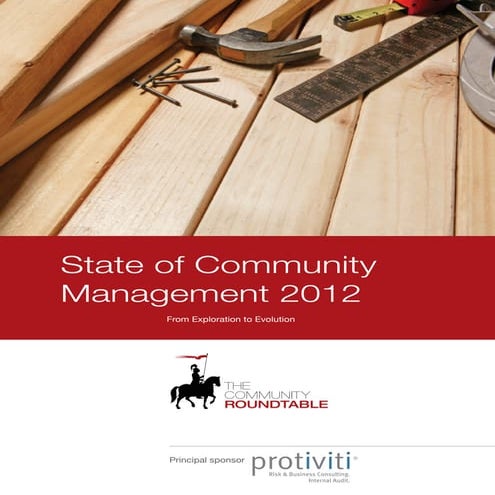 2012 State of Community Management