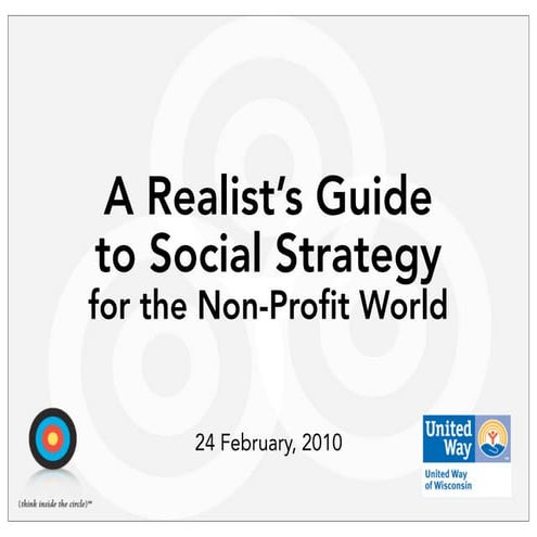Realist's Guide to Social Media for Nonprofits