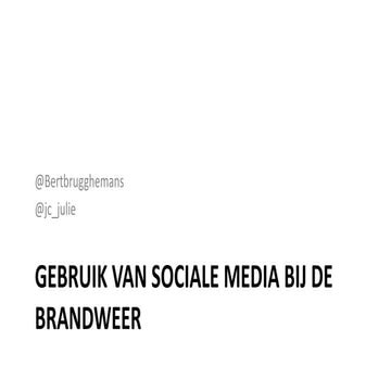 Sociale media cursus dienstchef