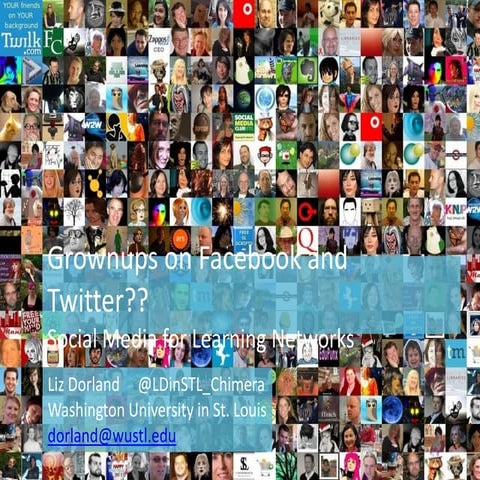 Grownups on Facebook and Twitter??