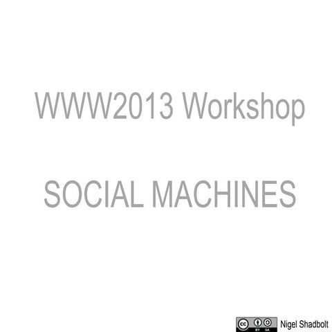 Socm wshop 2013