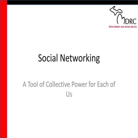 Social Networking: Some Basics