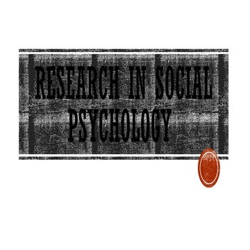 Social psychology final reviewer in 4thy