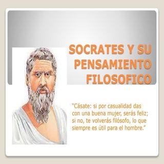 Socrates y su pensamiento filosofico