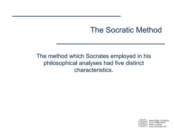 The socratic paradox | PPT