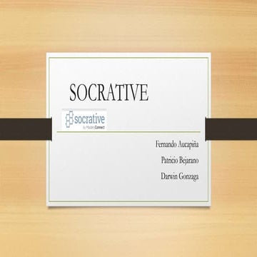 Herramienta Socrative | PPTX