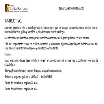 Matematica octavo basico para estudiar 1