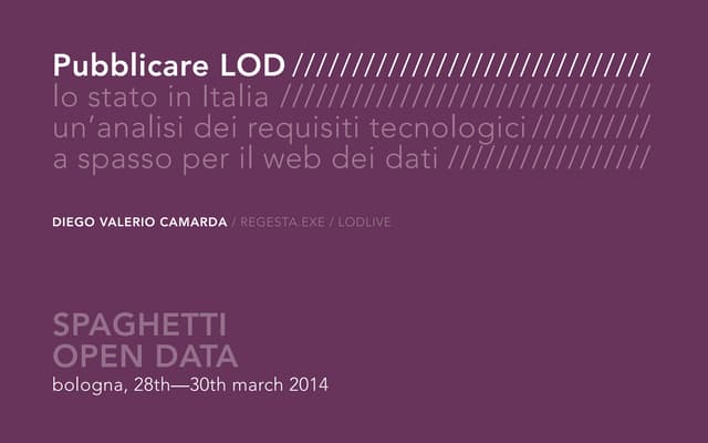 #sod14 - ok, è un endpoint SPARQL non facciamoci prendere dal panico