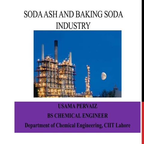 Soda ash manufacturing and process flow diagram