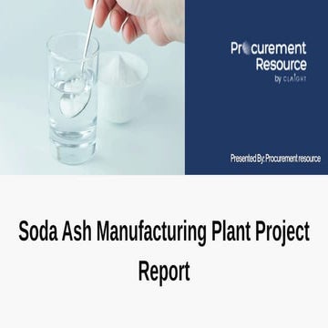Soda Ash Manufacturing Plant Project Report | PDF