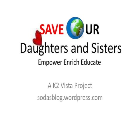 Save our daughters and sisters