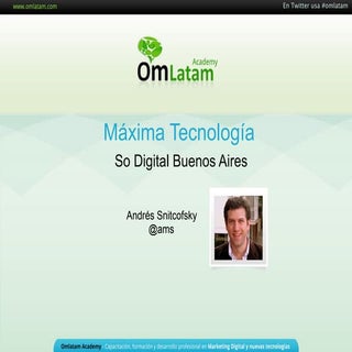So Digital Buenos Aires "Máxima Tec...