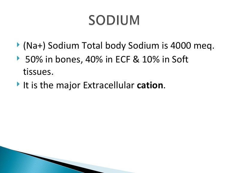 Sodium