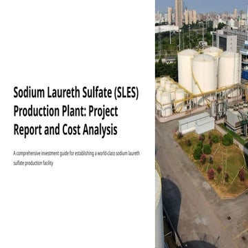 Sodium Laureth Sulfate Production Plant Project Report