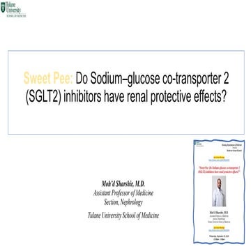 Sodium glucose cotransporter 2 (sglt2) inhibitors