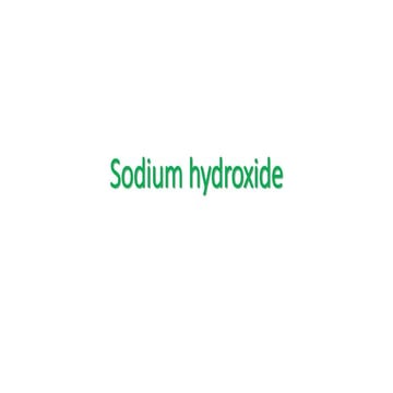 Sodium hydroxide