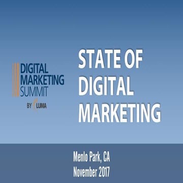 LUMA's State of Digital Marketing at DMS West 17