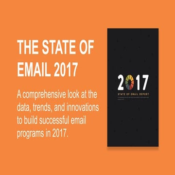 Webinar: State of Email 2017