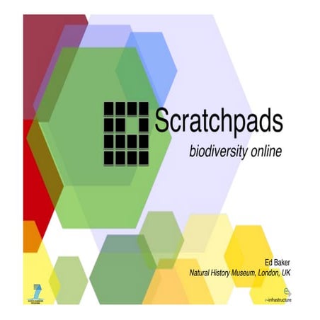 Swiss Orchid Foundation Scratchpads and ViBRANT overview