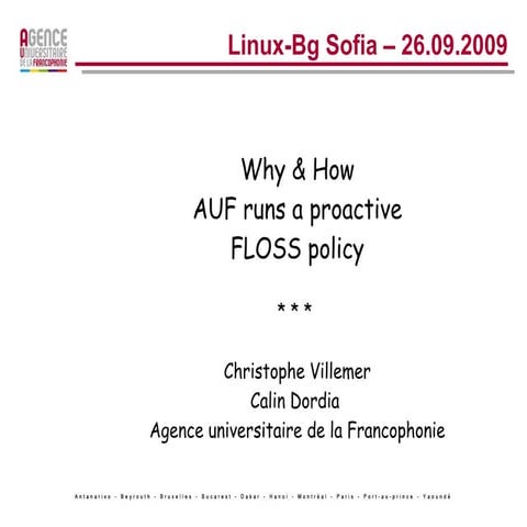 Sofia Linux Bg Presentation 2009 09 26