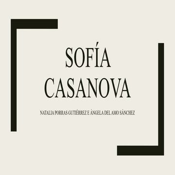 Sofia casanova