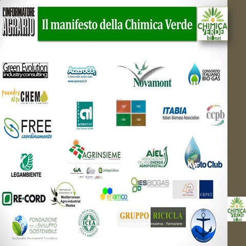 Il manifesto della chimica verde - Sofia Mannelli - L'Informatore Agrario - F...
