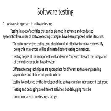 Comprehensive Strategies and Techniques for Effective Software Testing ...