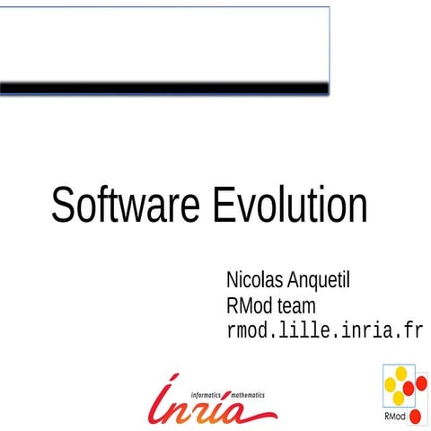 Software evolution -- Good practices