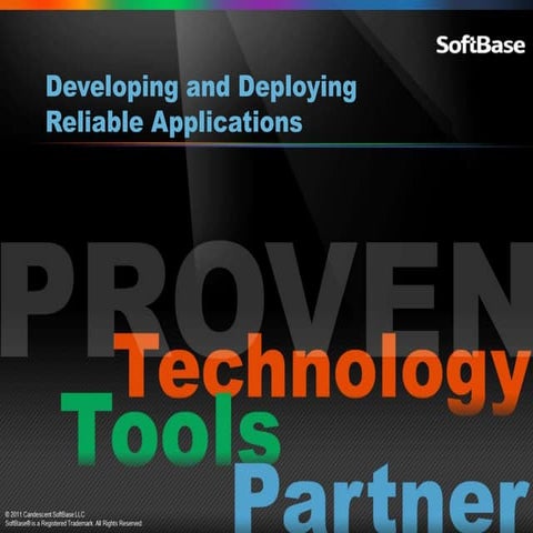 Developing and Deploying Reliable DB2 Applications